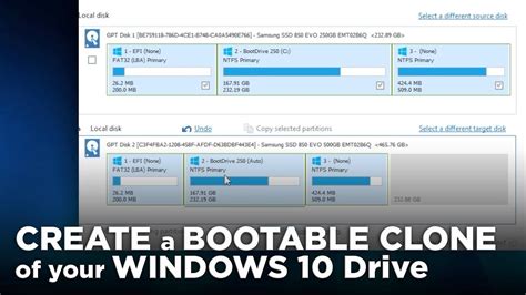 make a cloned drive bootable